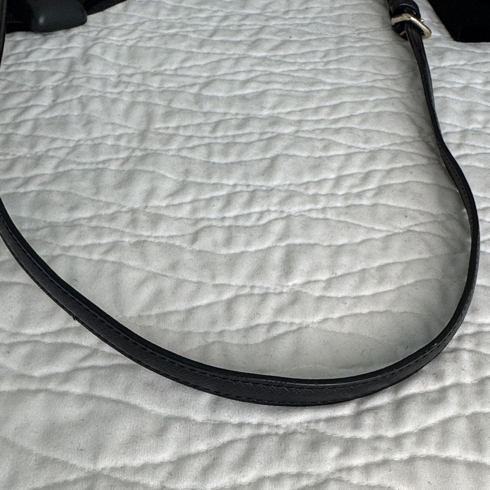 Kate Spade Black Crossbody with Gold Accents - Picture 4 of 12